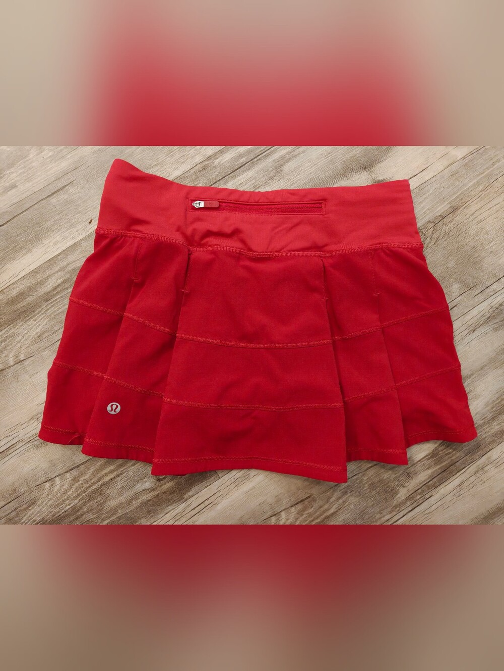 Lululemon Pace Rival Skirt (Regular) *4-way Stretch 11" Carnation Red Size 2